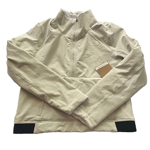 The North Face Shelbe Raschel Pullover Softshell JacketS Gray White